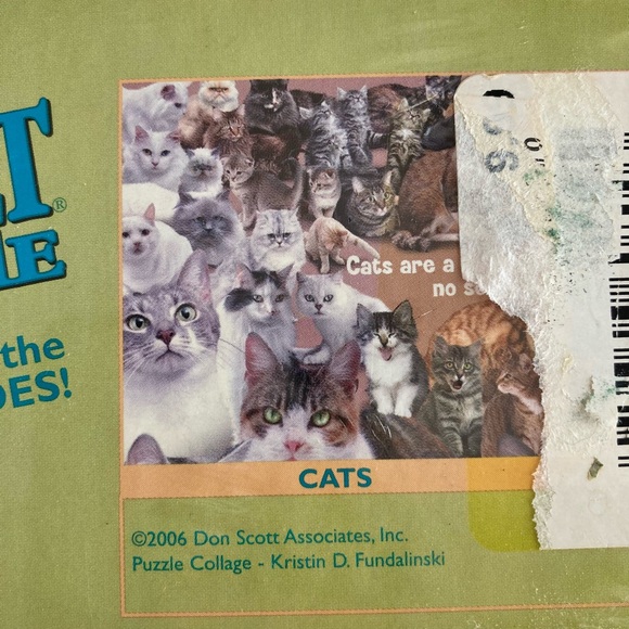 Buffalo Games World’s Most Difficult Jigsaw Puzzle Cats 500pc Doublesided - Picture 7 of 7